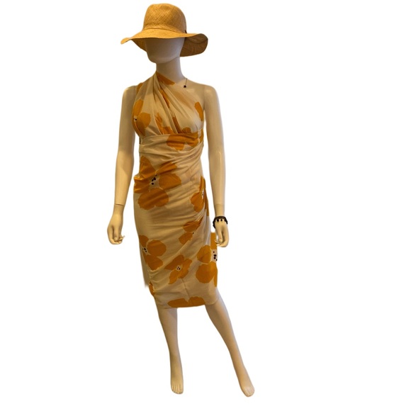 Sarong - Roberta Roller Rabbit cover up over bathing suit,  dress or skirt ! - Picture 1 of 5